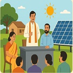 पी.एम. सूर्य घर मुफ्त बिजली योजना के तहत रायगढ़ का एक ग्राम बनेगा ‘सोलर मॉडल विलेज’