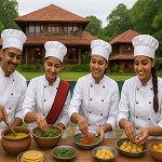 दंडामी लक्जरी रिसॉर्ट चित्रकोट बस्तर में पारंपरिक छत्तीसगढ़ी एवं जनजातीय व्यंजन प्रतियोगिता का आयोजन