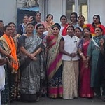 एआई इम्पैक्ट समिट में हुए अभद्र प्रदर्शन के विरोध में कोरबा महिला मोर्चा का आक्रोश प्रदर्शन