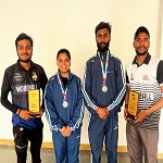 ऑल इंडिया इंटर यूनिवर्सिटी वुडबॉल में सरगुजा जिले के खिलाड़ियों ने जीते सिल्वर मेडल