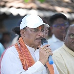 सुशासन तिहार में मुख्यमंत्री पहुंचे चंदागढ़ : बरगद की छांव में सजी जनचौपाल
