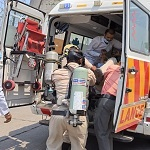 मड़वा विद्युत संयंत्र के क्लोरीनेशन प्लांट में हुआ हादसा, चोटिल एक कर्मचारी को बचाया गया