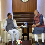 छत्तीसगढ़ में टेक्सटाइल उद्योग को मिलेगा बढ़ावा, मुख्यमंत्री श्री साय की केंद्रीय मंत्री गिरिराज सिंह से हुई मुलाकात