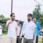 इंडस्ट्रियल एरिया पहुंचे आयुक्त, वृक्षारोपण हेतु किया स्थल निरीक्षण, वृहद पैमाने पर वृक्षारोपण की योजना