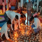 सेवा संकल्प अभियान के अंतर्गत जनपद पंचायत करतला में 5,100 दीपों से जगमगाया ‘आशीर्वाद का दीया’ कार्यक्रम