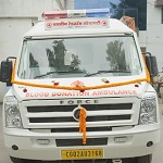 कोरबा में उप मुख्यमंत्री श्री अरुण साव ने ब्लड डोनेशन वैन को हरी झंडी दिखाकर किया रवाना