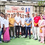 सेवा संकल्प अभियान : सर्वमंगला हसदेव नदी घाट पर चला स्वच्छता अभियान, श्री गोपाल मोदी ने दिलाया स्वच्छता का संकल्प
