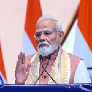 प्रधानमंत्री नरेन्द्र मोदी इंडोनेशिया की संसद को संबोधित करने वाले पहले भारतीय प्रधानमंत्री बने