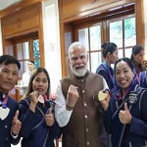 सम्‍मान केवल पदक जीतने में नहीं बल्कि, एक युवा प्रतिभा के रूप में उत्‍कृष्‍ट खेल दिखाने में है : प्रधानमंत्री मोदी