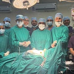 अम्बेडकर अस्पताल में थाइमस ग्रंथि के आक्रामक कैंसर की गाँठ को हटाने 5 घंटे चली दुर्लभ सर्जरी