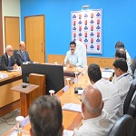 इस्पात मंत्रालय सचिव आईएएस श्री संदीप पौंड्रिक ने किया भिलाई इस्पात संयंत्र का दौरा