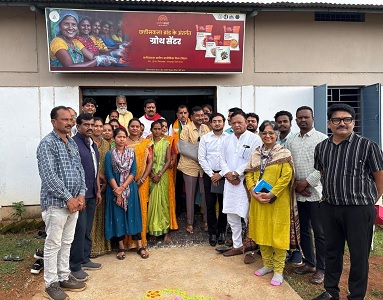 उपमुख्यमंत्री श्री विजय शर्मा ने तुरेनार के ग्रोथ सेंटर का किया निरीक्षण