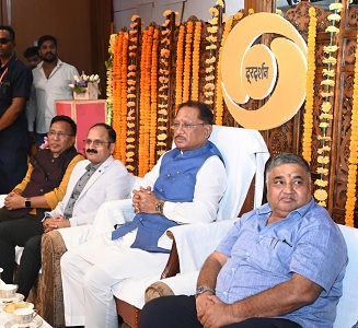 दूरदर्शन समाज को वैचारिक रूप से समृद्ध और संस्कारों को संवारने में महत्वपूर्ण : मुख्यमंत्री श्री साय