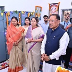 मुख्यमंत्री श्री विष्णुदेव साय ने मुख्यमंत्री निवास में भगवान विश्वकर्मा जयंती पर की पूजा अर्चना