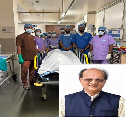 AIIMS में 59 वर्षीय व्यक्ति का अंगदान; छत्तीसगढ़ के सबसे अधिक आयु के मृतक अंगदाता बने अश्विन कुमार राठौर