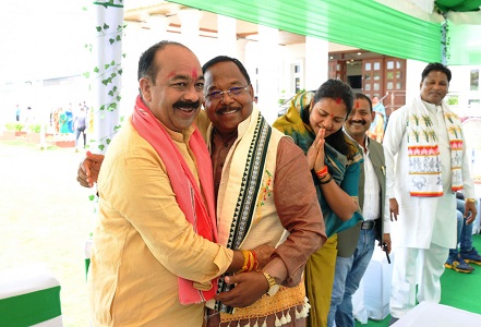 उप मुख्यमंत्री श्री साव के निवास पर धूमधाम से मनाया गया छत्तीसगढ़ का पहला लोक पर्व हरेली