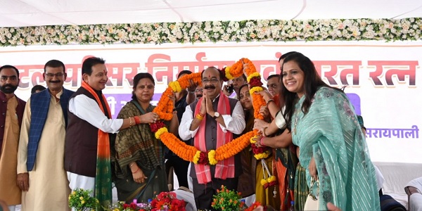 प्रदेश के उपमुख्यमंत्री श्री अरुण साव ने सरायपाली में 13 विकास कार्यों का किया लोकापर्ण एवं भूमिपूजन