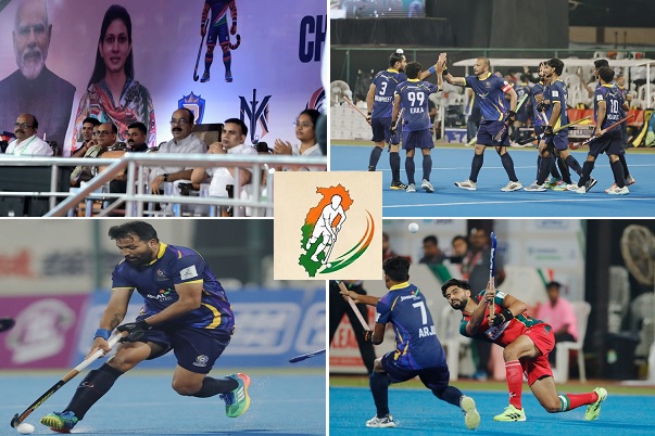 उप मुख्यमंत्री श्री अरुण साव ने की खिलाड़ियों की हौसला अफजाई, मैच देखने पहुंचे हॉकी स्टेडियम