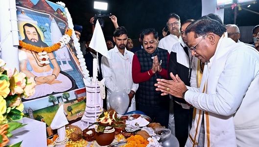 बाबा गुरु घासीदास ने पूरी मानवजाति को सामाजिक समरसता का दिया संदेश – मुख्यमंत्री श्री विष्णुदेव साय