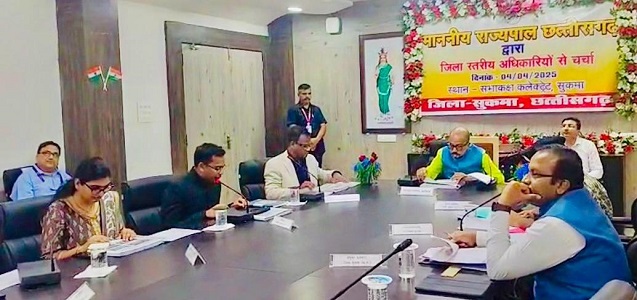 श्री रमेन डेका ऐसे पहले राज्यपाल जो पहुंचे आकांक्षी जिला सुकमा