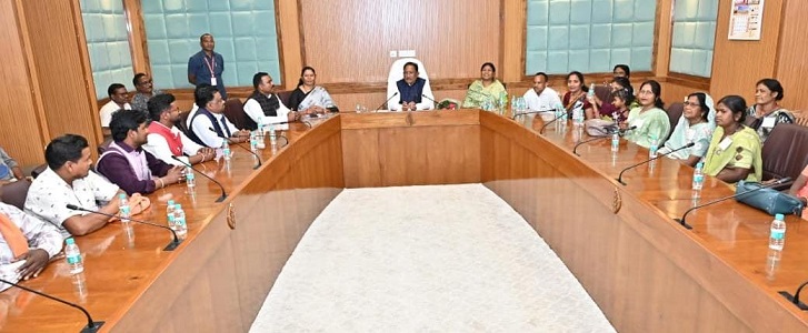 ग्रामीण विकास में सरपंचों की है महत्वपूर्ण भूमिका – मुख्यमंत्री श्री विष्णु देव साय