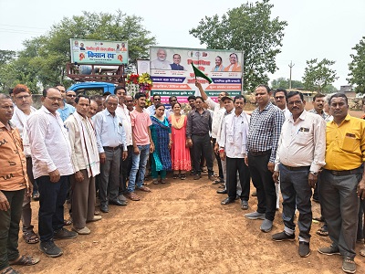 रायपुर और दुर्ग  जिलों में ICAR- NIBSM वैज्ञानिकों का क्षेत्रीय दौरा