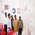 जनसंपर्क विभाग द्वारा स्वतंत्रता दिवस पर रणजीता स्टेडियम के समीप सजी देशभक्ति और इतिहास की झांकी