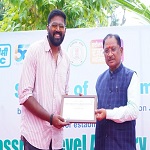 मुख्यमंत्री श्री विष्णुदेव साय ने किया जशपुर के हिमालय अभियान के पर्वतारोहियों का सम्मान