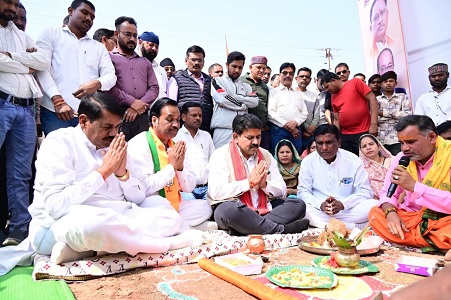 उप मुख्यमंत्री श्री शर्मा ने कवर्धा नगर के विकास के लिए रखी 2.80 करोड़ के निर्माण कार्यों की आधारशिला