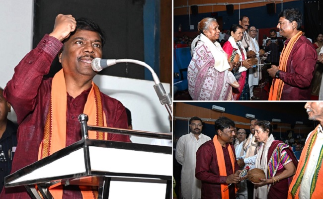 मुख्यमंत्री शिक्षा गौरव अलंकरण समारोह : वन मंत्री कश्यप ने सेवानिवृत्त शिक्षकों और शिक्षा दूतों को किया सम्मानित