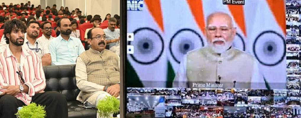 उप मुख्यमंत्री श्री अरुण साव ‘खेलो इंडिया संवाद’ कार्यक्रम में हुए शामिल