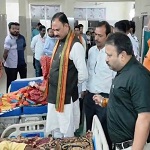 मनेन्द्रगढ़ सिविल अस्पताल में औचक निरीक्षण, मरीजों की सेहत से समझौता नहीं : स्वास्थ्य मंत्री जायसवाल