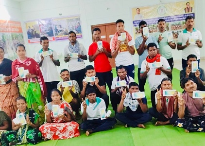 सुकमा में आत्मसमर्पित माओवादियों को मिला नया जीवनपथ