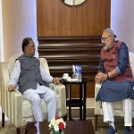 छत्तीसगढ़ में टेक्सटाइल उद्योग को मिलेगा बढ़ावा, मुख्यमंत्री श्री साय की केंद्रीय मंत्री गिरिराज सिंह से हुई मुलाकात