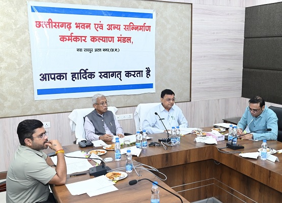 श्री देवांगन की अध्यक्षता में निर्माण श्रमिकों के कल्याण हेतु अनेक महत्वपूर्ण निर्णयों को मिली स्वीकृति