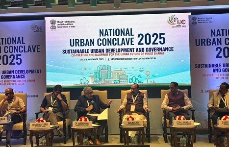 उप मुख्यमंत्री श्री अरुण साव नेशनल अर्बन कॉनक्लेव में हुए शामिल