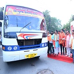 वित्त मंत्री श्री ओ.पी. चौधरी ने महाकाली मंदिर में की पूजा-अर्चना