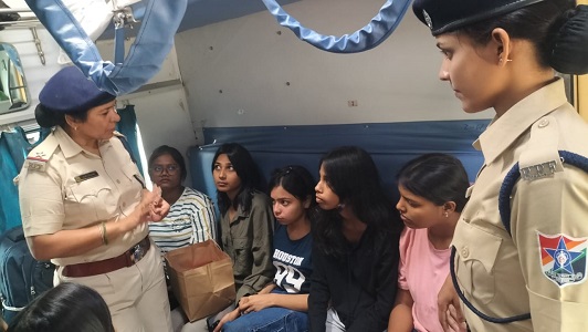 रेलवे सुरक्षा बल के द्वारा “ऑपरेशन महिला सुरक्षा” अभियान के तहत किए गए सराहनीय कार्य
