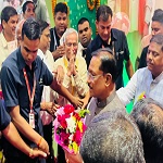 मुख्यमंत्री श्री साय द्वारा ऊर्जा विभाग के मण्डप का अवलोकन