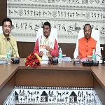 केन्द्रीय मंत्री श्री ओराम ने जनजातीय संग्रहालय के लोकार्पण की तैयारियों का लिया जायजा