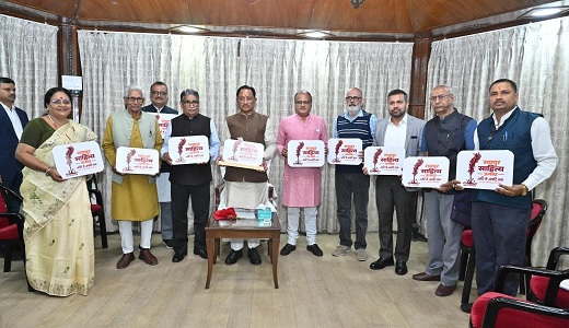 मुख्यमंत्री श्री साय ने किया साहित्य उत्सव के लोगो का अनावरण