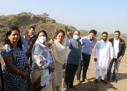 उप मुख्यमंत्री श्री अरुण साव ने सरोना डंप-साइट का किया निरीक्षण