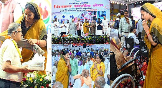 वरिष्ठजनों का अनुभव हमारी शक्ति और उनकी गरिमा हमारी जिम्मेदारी : मंत्री श्रीमती लक्ष्मी राजवाड़े