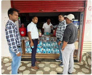 तंबाकू नियंत्रण अभियान : तंबाकू बिक्री पर कार्रवाई, शिक्षण संस्थान को चेतावनी