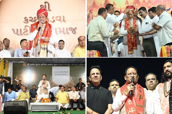 मुख्यमंत्री श्री विष्णुदेव साय राजधानी रायपुर के विभिन्न गरबा एवं नवरात्रि महोत्सवों में हुए शामिल, प्रदेशवासियों को दी नवरात्रि की शुभकामनाएं