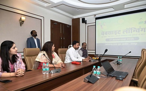 उप मुख्यमंत्री श्री अरुण साव ने युवा आयोग के वेबसाइट को किया लॉन्च