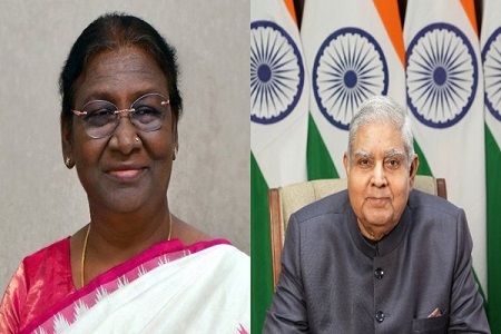 राष्ट्रपति द्रौपदी मुर्मु और उप-राष्ट्रपति जगदीप धनखड़ ने लोगों को दी ईद-उल-फितर की शुभकामनाएं