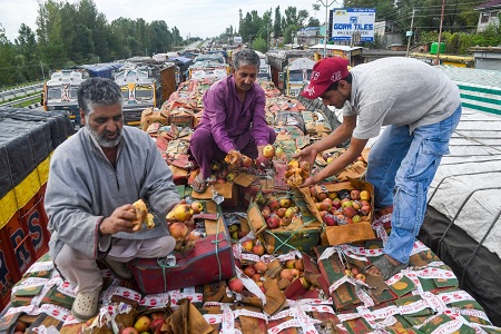 कश्मीर के फलों के लिए एसी मालगाड़ियां जल्द शुरू होंगी