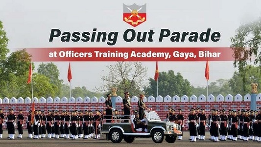 गया सैन्य अकादमी से 23 महिलाओं सहित 207 कैडेट भारतीय सेना में कमीशन