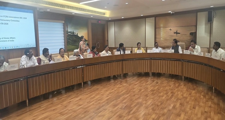 विदेशी अंशदान (विनियमन) संशोधन विधेयक की समीक्षा के लिए गठित जेपीसी की बैठक संपन्न